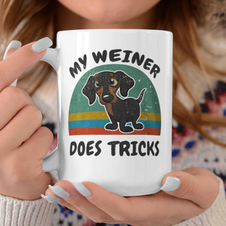 My Weiner-Dog Does Tricks Dachshund Coffee Mug Unique Gifts