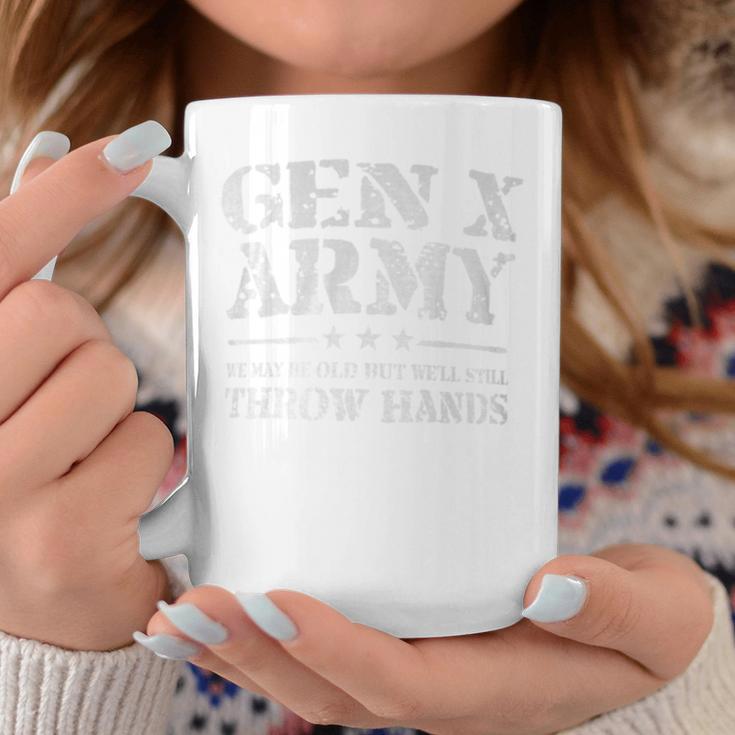 Gen X Gen Xer Generation X Throw Hands Gen X Coffee Mug Unique Gifts