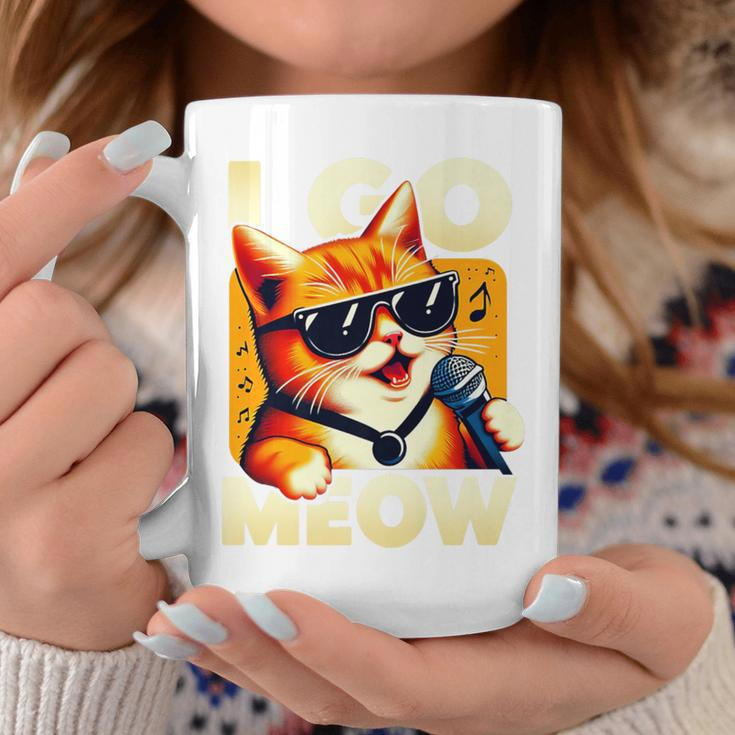 I Go Meow Singing Cat Meme Cat Lovers Cat Owner Coffee Mug Unique Gifts