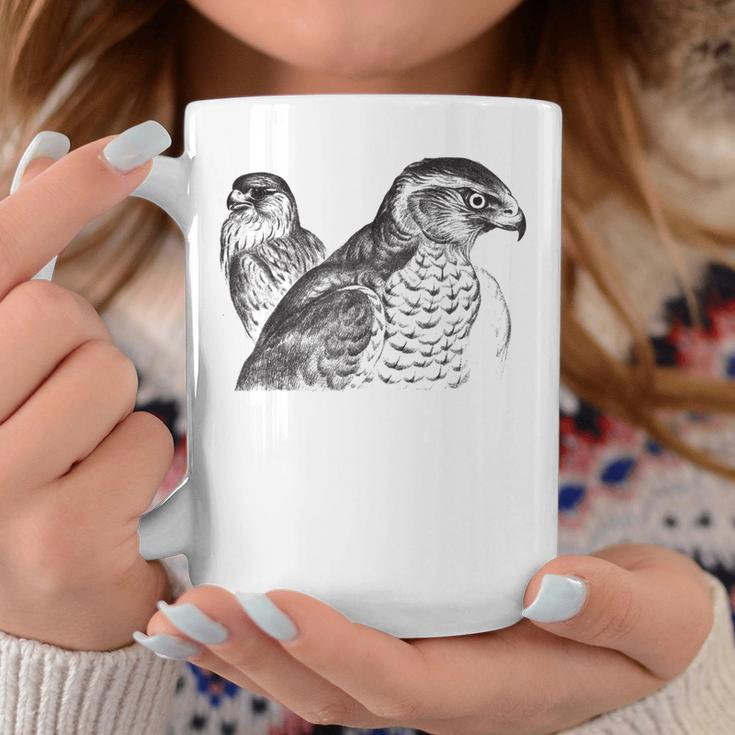 Goshawk Birds Of Prey Hawk Air Raptors Vintage Graphic Coffee Mug Unique Gifts