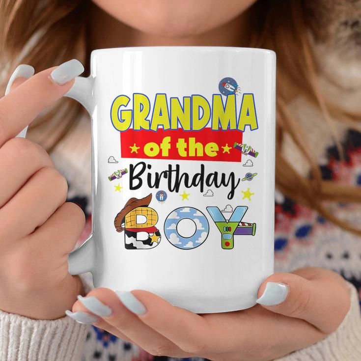 Grandma Of The Birthday Boy Toy Familly Matching Story Coffee Mug Unique Gifts