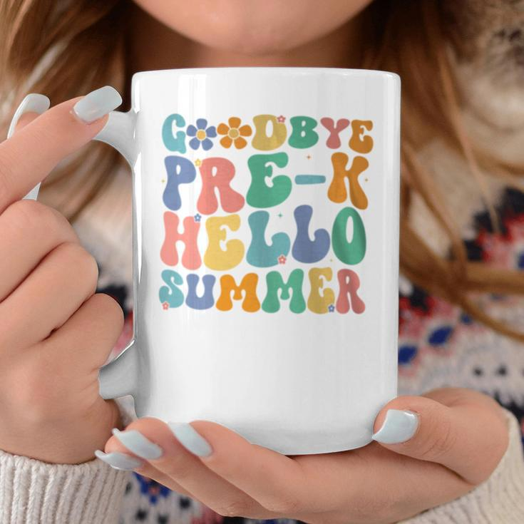 Groovy Goodbye Pre-K Hello Summer Last Day Of School Coffee Mug Unique Gifts