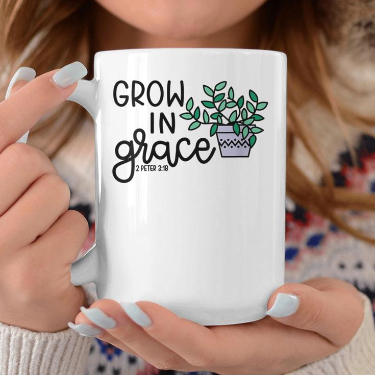 Grow In Grace Succulent Plant Faith Christian Cute Coffee Mug Unique Gifts