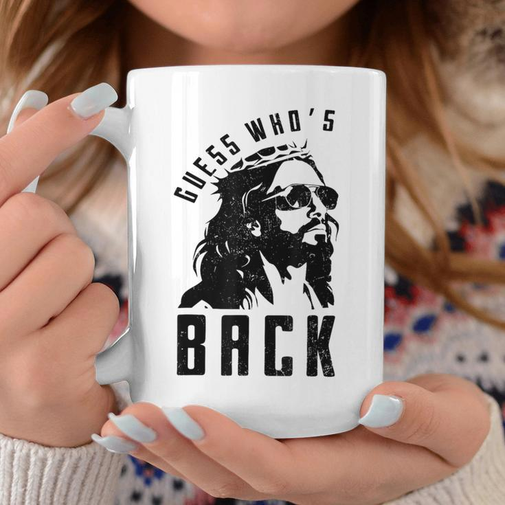 Guess Who's Back Back Again Good Friday Easter Jesus Faith Coffee Mug Unique Gifts