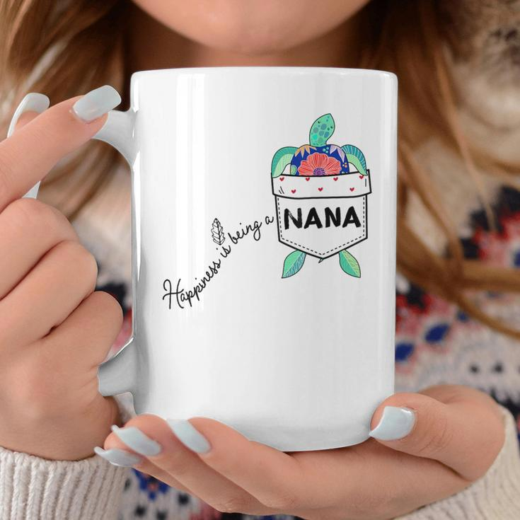 Happiness Is Being A Nana Sea Turtle Ocean Animal Coffee Mug Unique Gifts