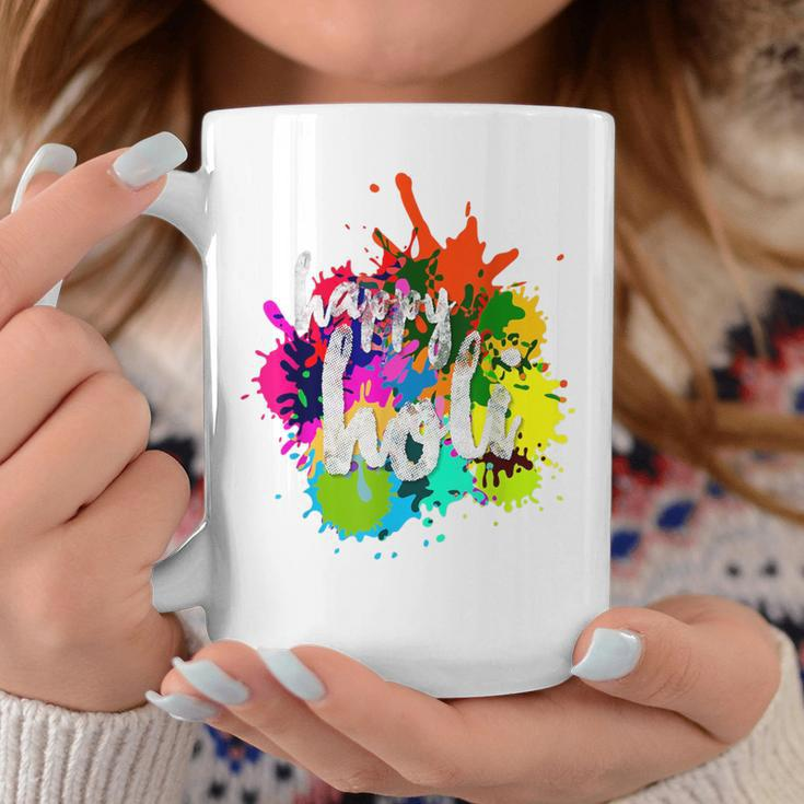 Happy Holi Indian Hindu Spring Festival Of Colors Coffee Mug Unique Gifts
