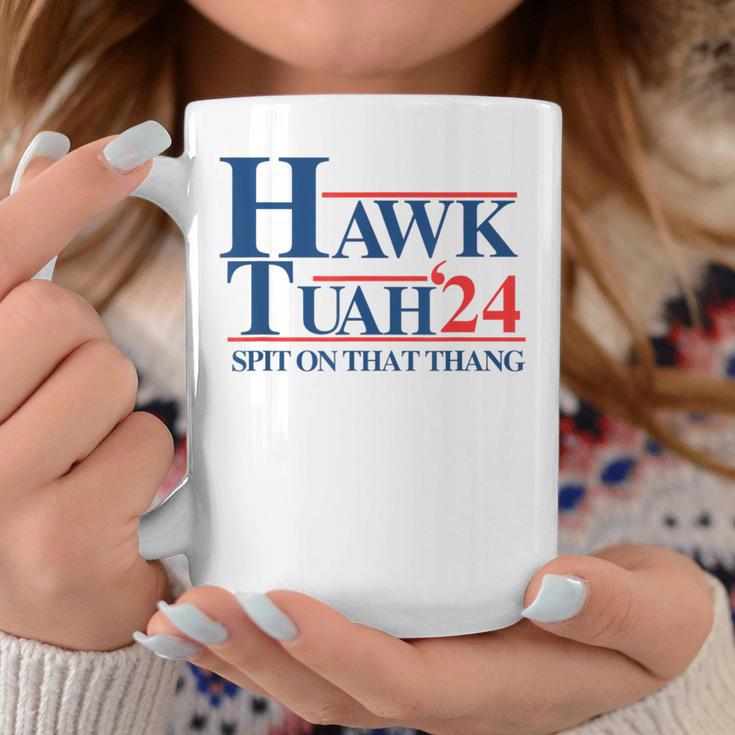 Hawk Tush Spit On That Thang Viral Election President 2024 Coffee Mug Unique Gifts