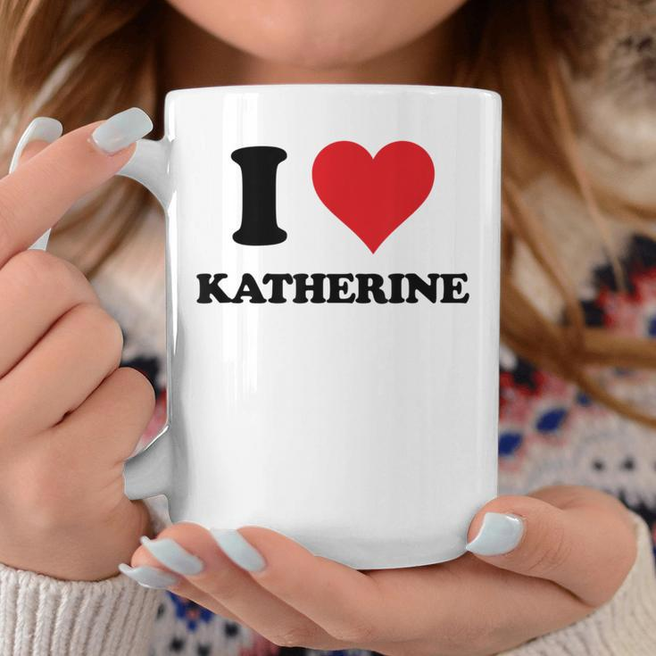 I Heart Katherine First Name I Love Personalized Stuff Coffee Mug Personalized Gifts