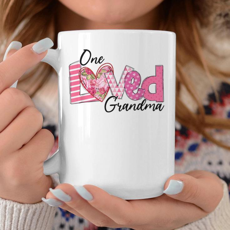 Heart One Loved Grandma Family Valentine's Day Womens Coffee Mug Unique Gifts