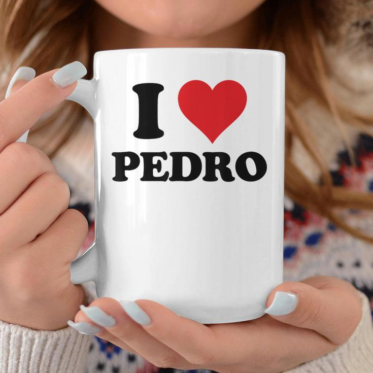 I Heart Pedro First Name I Love Personalized Stuff Coffee Mug Funny Gifts
