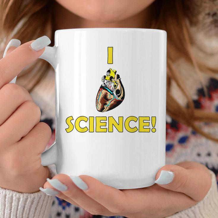 I Heart Science Love Teacher Nerd Meme Human Coffee Mug Unique Gifts