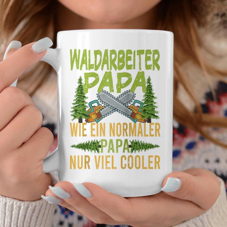 Herren Waldarbeiter Papa Wie Ein Normaler Papa Nuriel Cooler Raglan Tassen Lustige Geschenke