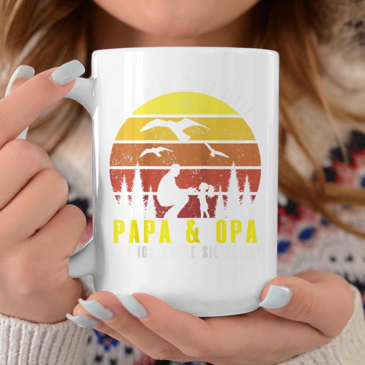 Ich Habe Zwei Titel Papa & Opa Und Ich Rocke Sie Beide Raglan Tassen Lustige Geschenke