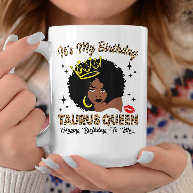 It's My Birthday Taurus Queen African American Women Coffee Mug Unique Gifts