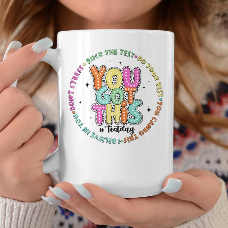 It’S Test Day You Got This Rock The Test Dalmatian Dots Coffee Mug Unique Gifts