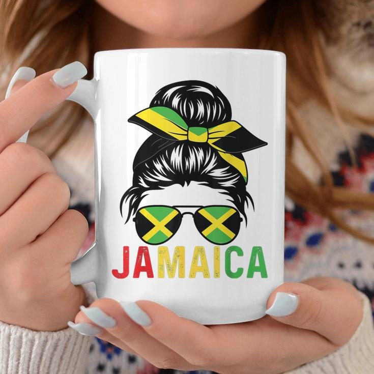 Jamaican Flag Jamaican Clothing Jamaica Messy Bun Jamaica Coffee Mug Unique Gifts