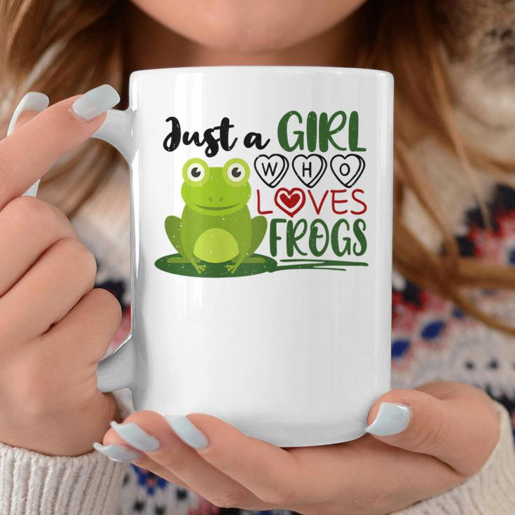 Just A Girl Who Loves Frogs Frog Meme Great Present Coffee Mug Unique Gifts