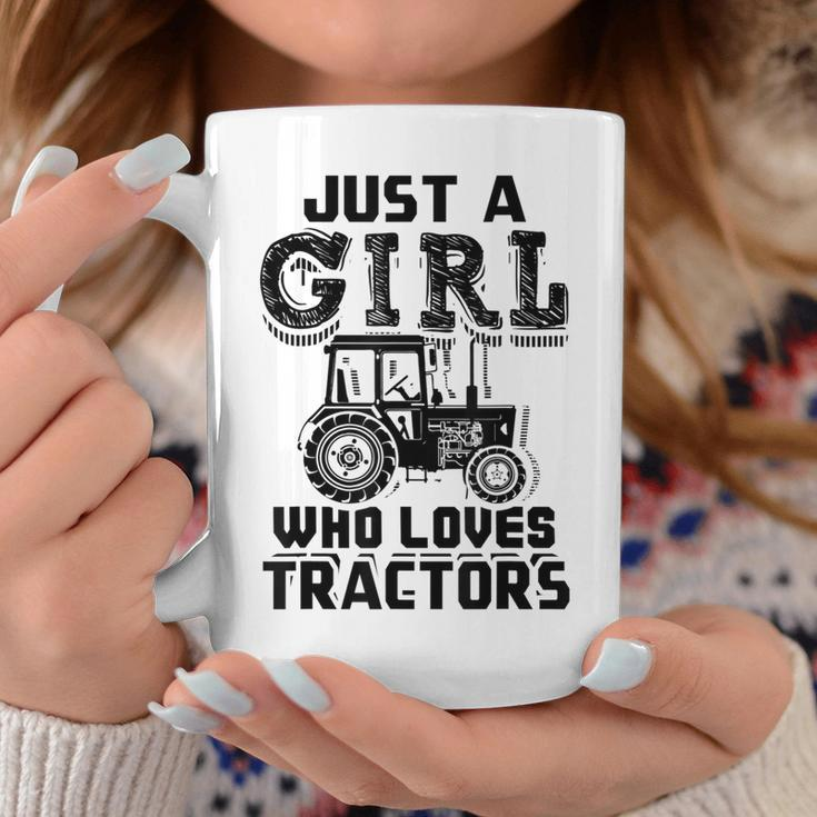 Just A Girl Who Loves Tractors Farmer Coffee Mug Unique Gifts