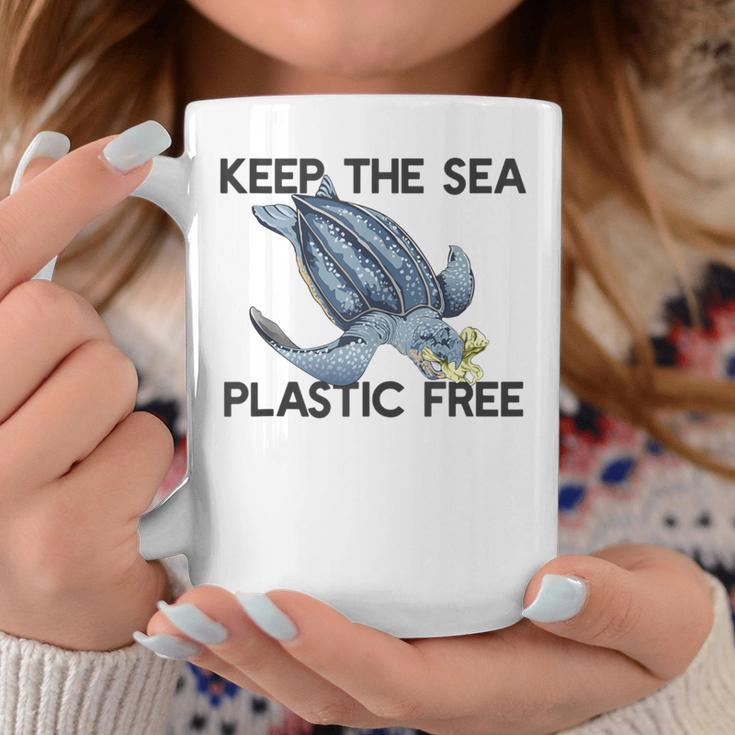 Keep The Sea Plastic Free Turtle With Bag Protect Earth Meme Coffee Mug Unique Gifts