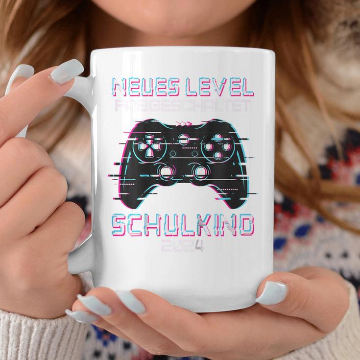 Kinder Neues Level Preigeschaltet Schulkind 2024 Einschulung Gaming Tassen Lustige Geschenke