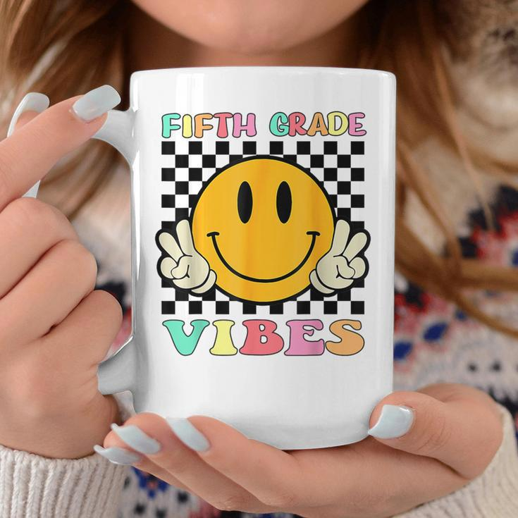 Last Day Of School Fifth Grade Vibes 5Th Grade Retro Coffee Mug Unique Gifts