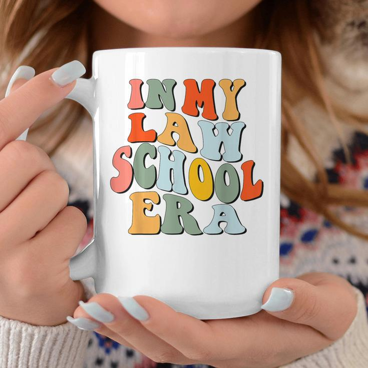 In My Law School Era Future Lawyer Student School Groovy Coffee Mug Personalized Gifts