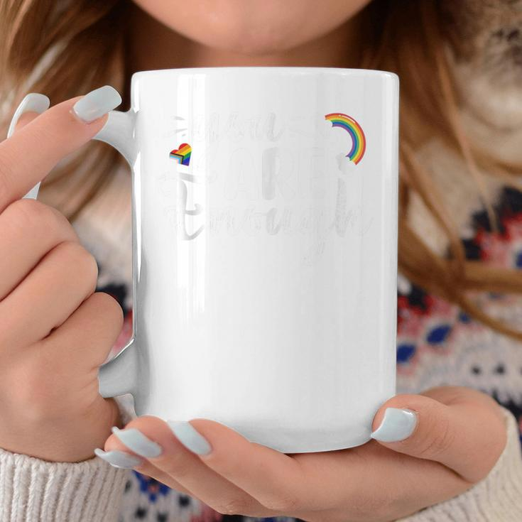 Lgbtq You Are Enough Rainbow Coffee Mug Unique Gifts