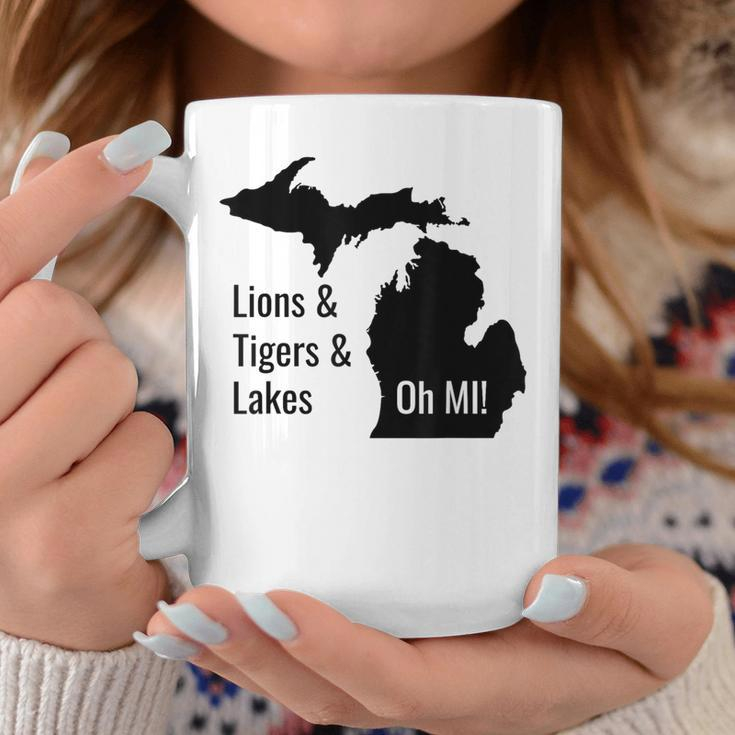 Lions And Tigers And Lakes Oh Mi Coffee Mug Unique Gifts