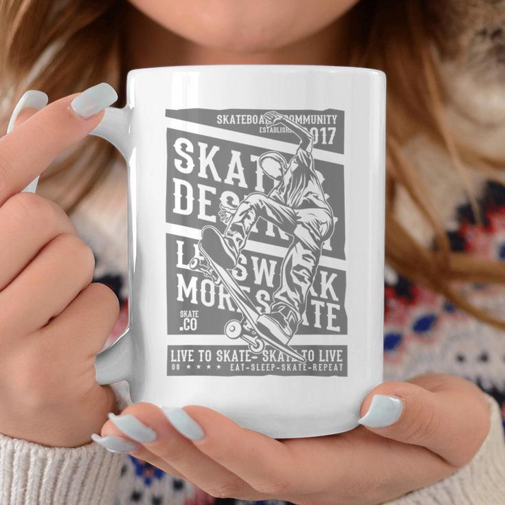 Live To Skate Skate And Destroy Skate To LiveCoffee Mug Unique Gifts