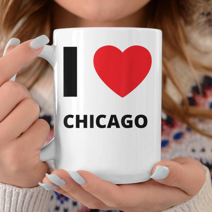 I Love Chicago Heart Illinois Love Fan Apparel Coffee Mug Unique Gifts