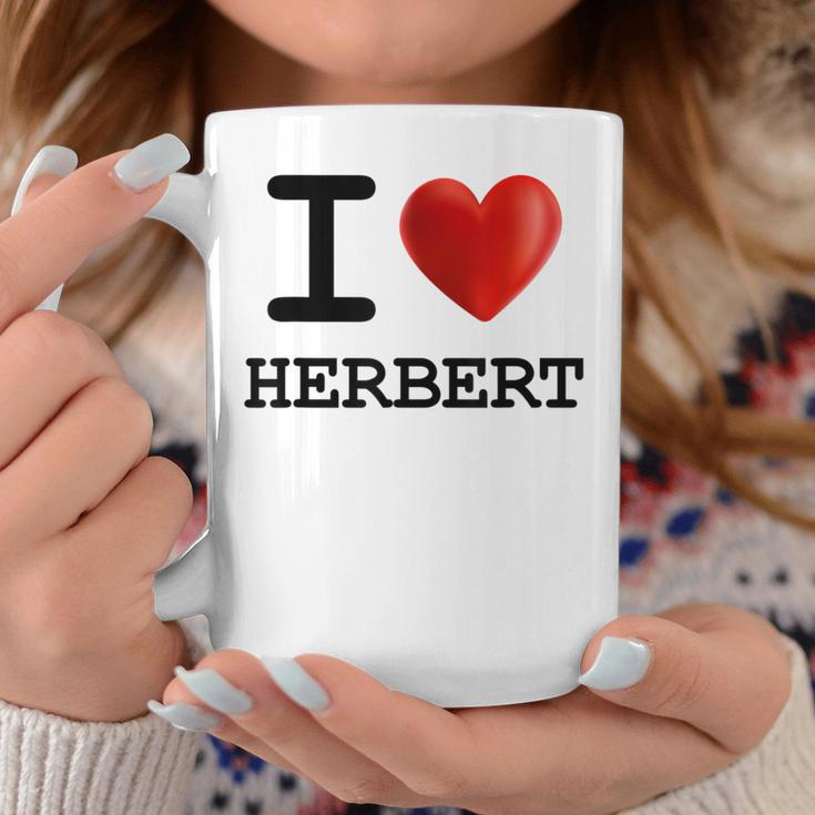 I Love Herbert Heart NameCoffee Mug Unique Gifts