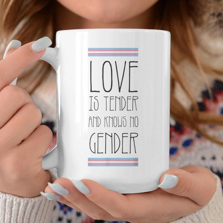 Love Is Tender And Knows No Gender Lgbt Transgender Trans Coffee Mug Unique Gifts