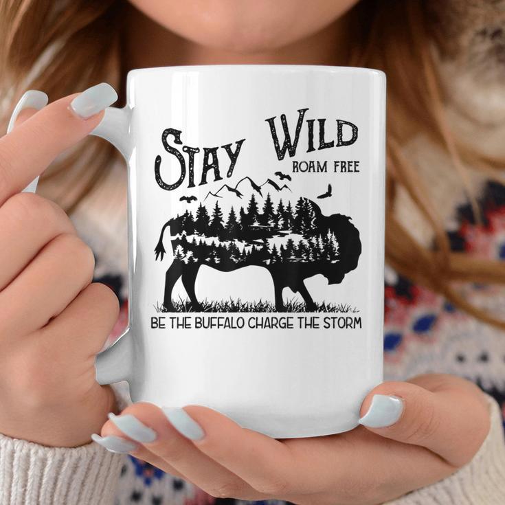 M216 Stay Wild Bison Buffalo Charge The Storm Coffee Mug Unique Gifts