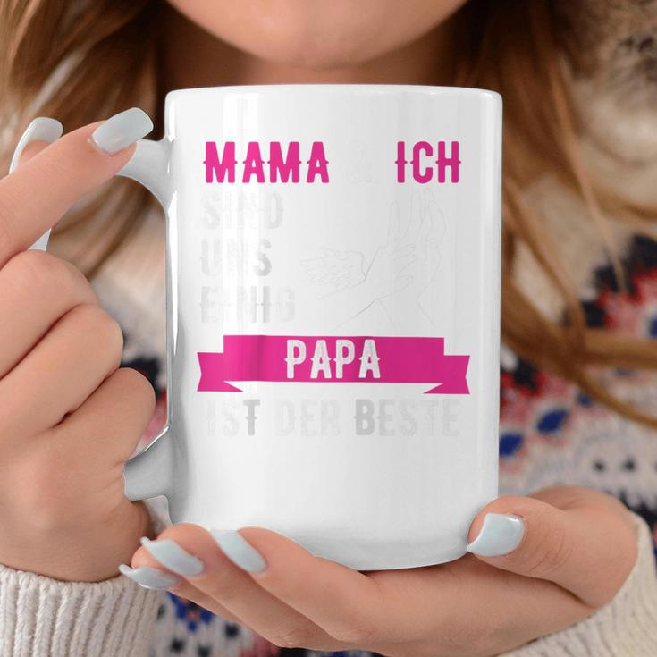 Mama Und Ich Sind Uns Einig Papa Ist Der Beste Raglan Tassen Lustige Geschenke