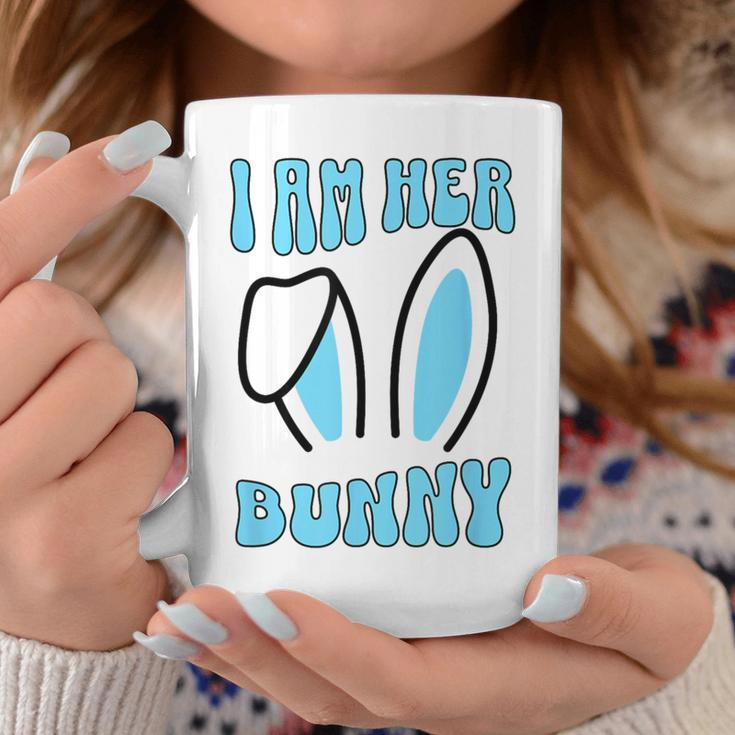 Men's Matching Couple Easter Husband I Am Her Bunny Coffee Mug Funny Gifts