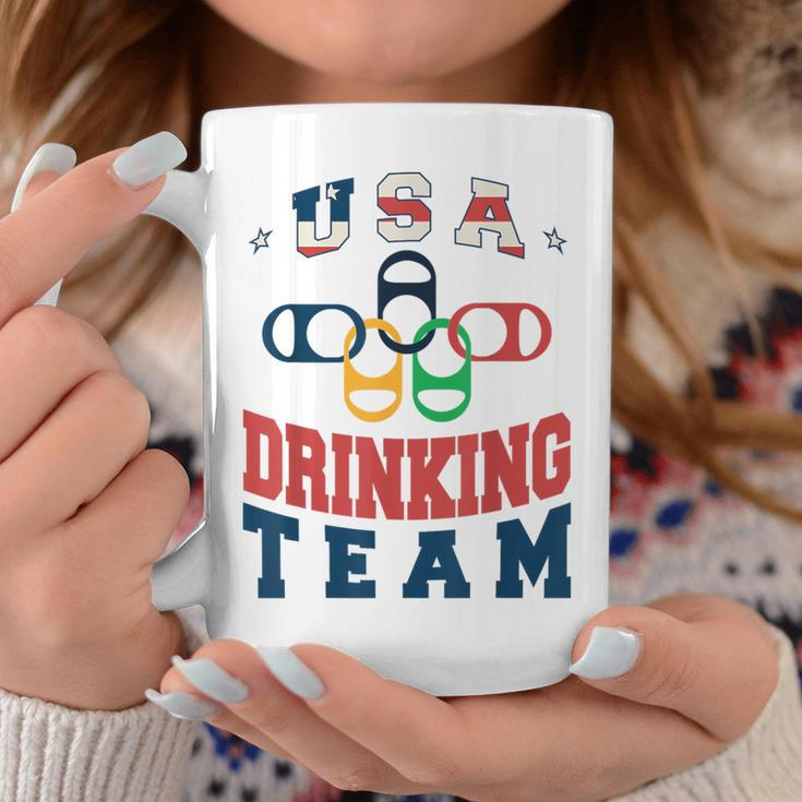 Merica Usa Drinking Team Patriotic Usa America Coffee Mug Personalized Gifts