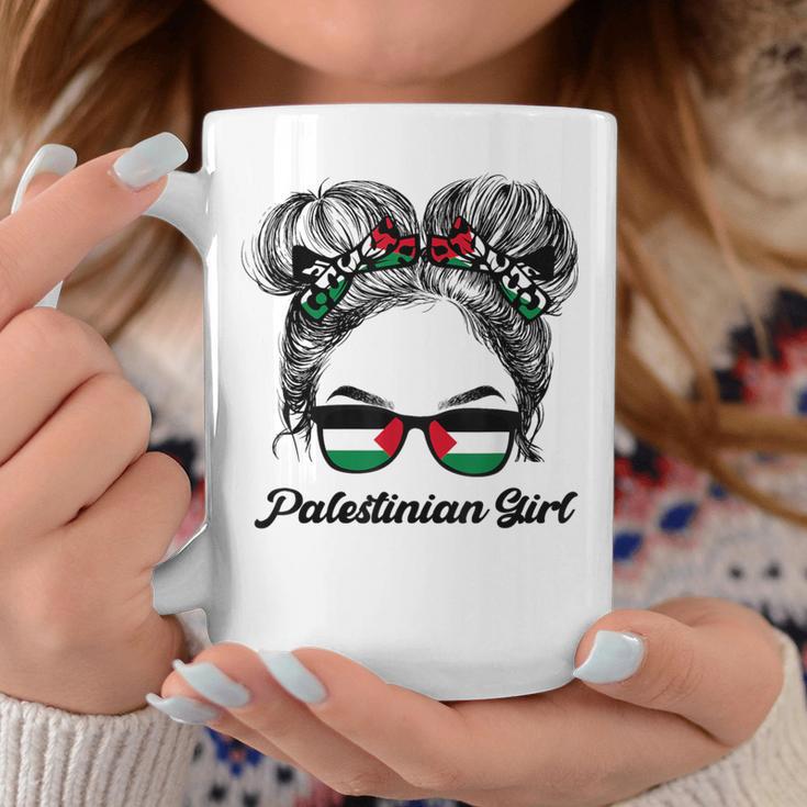 Messy Hair Sunglasses Palestinian Girl Palestine Pride Coffee Mug Unique Gifts