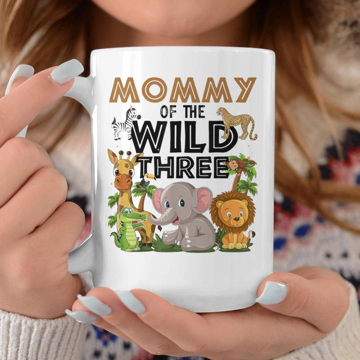 Mommy Of The Wild Three Birthday 3Rd Safari Jungle Family Coffee Mug Unique Gifts