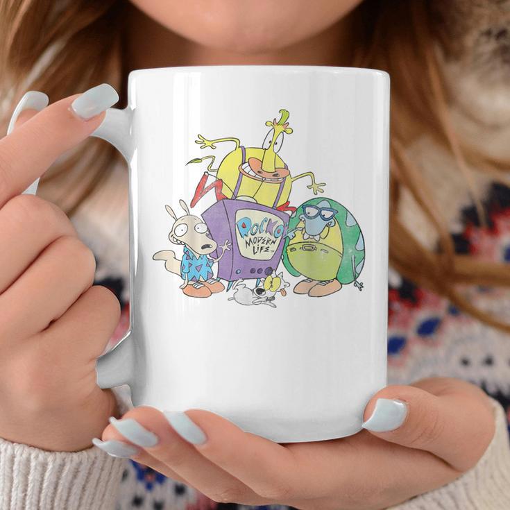 Nickelodeon Rocko's Modern Life Character Group Coffee Mug Unique Gifts