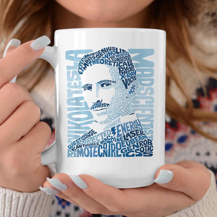 Nikola Tesla Illustration Por Glitschika s Taza de café Regalos divertidos