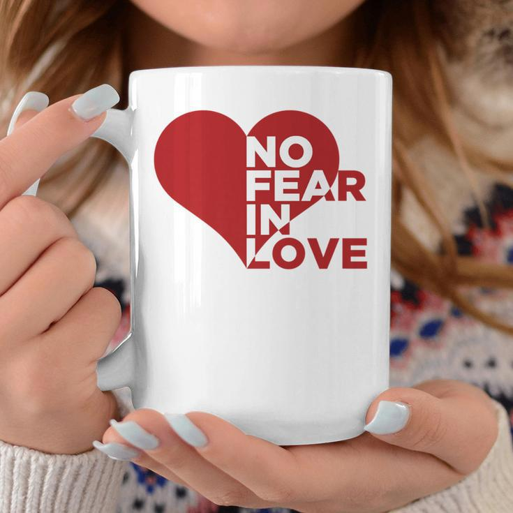 No Fear In Love Short Sleeve Coffee Mug Unique Gifts