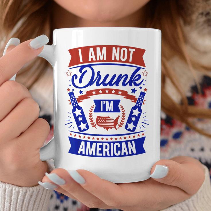 I Am Not Drunk I'm American 4Th Of July Coffee Mug Funny Gifts