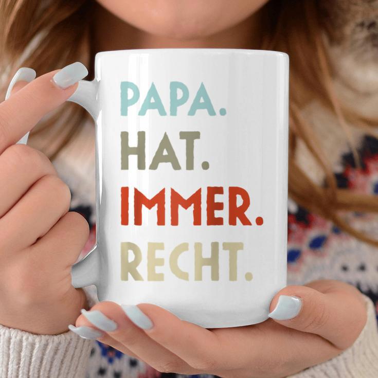 Papa Hat Immer Recht Lustige Idee Zumatertag Raglan Tassen Lustige Geschenke