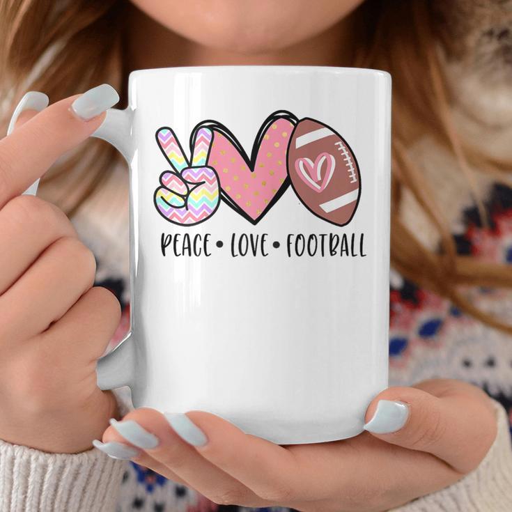 Peace Love Football Cute For N Girls Toddler Coffee Mug Unique Gifts