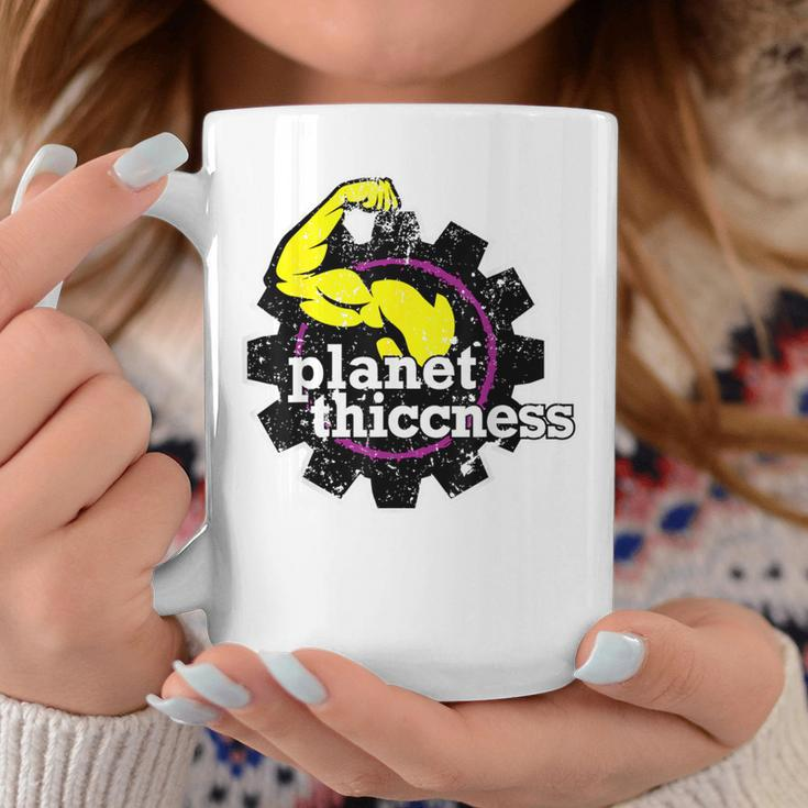 Planet Thiccness Joke Thick Thicc Fitness Workout Gym Coffee Mug Unique Gifts