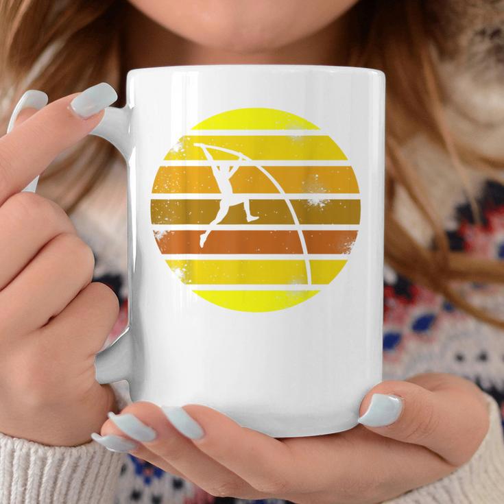 Pole Vault Retro Pole Vaulter Vaulting Coffee Mug Unique Gifts