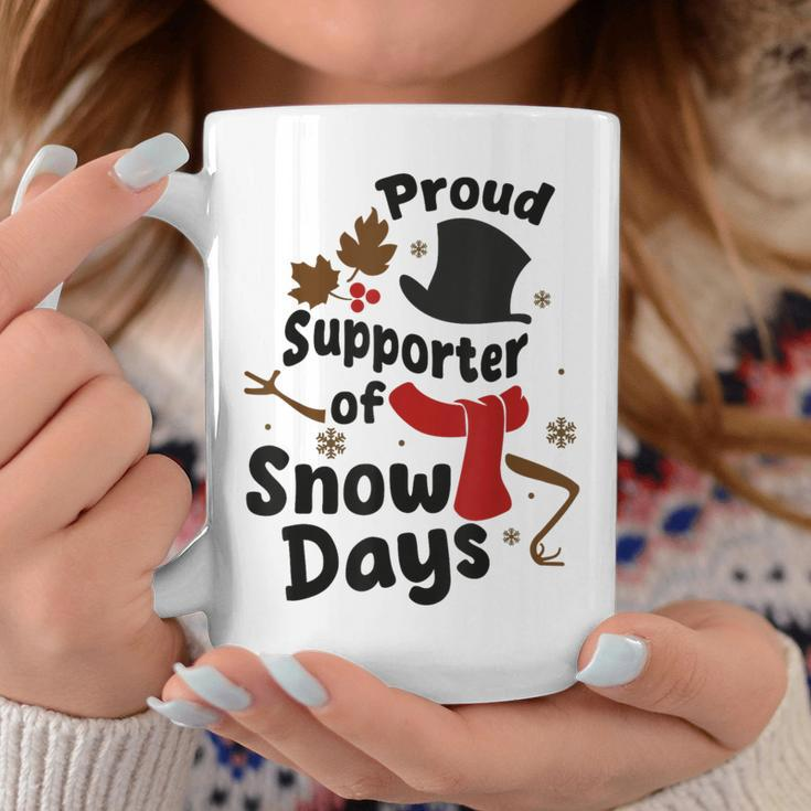 Proud Supporter Of Snow Days Teacher Coffee Mug Personalized Gifts