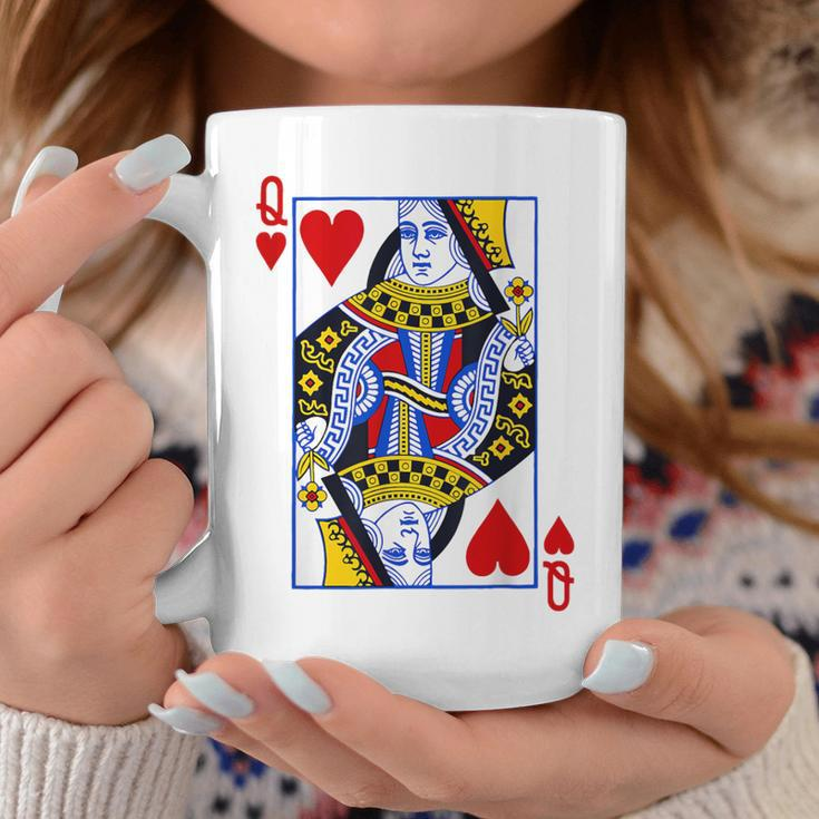 Queen Of Hearts Feminist For Playing Cards Coffee Mug Unique Gifts