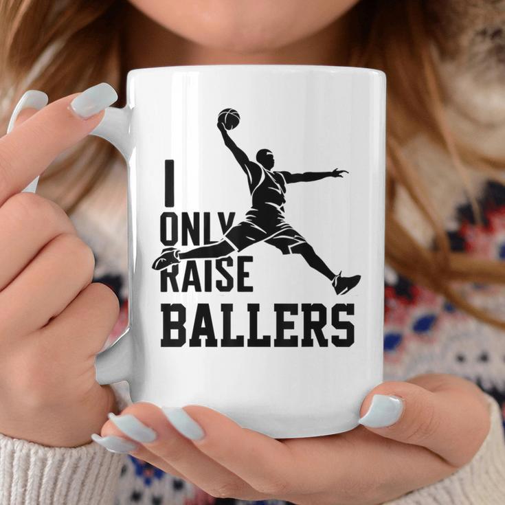 I Only Raise Ballers Lustige Basketball-Ikonen Dunk Mama Papa Tassen Lustige Geschenke