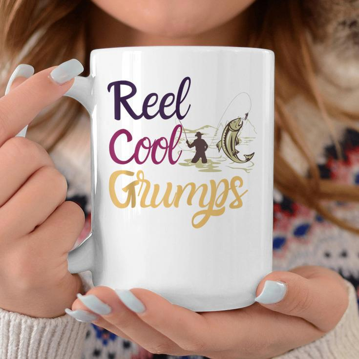 Reel Cool Grumps Vintage Fishing Father's Day Coffee Mug Unique Gifts